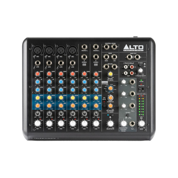 Console de mixage ultra compacte 8 canaux + BT + FX TrueMix 800 Alto