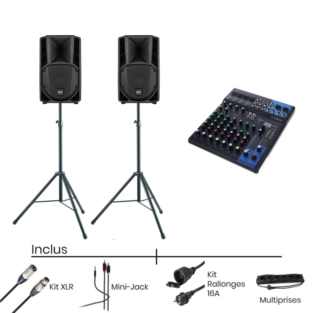 Location Pack RCF 708 + Console - TAMTAM Annemasse