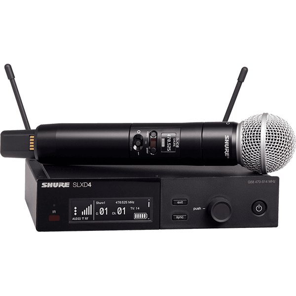 Shure SLXD SM58 - Système complet main ou serre tête.