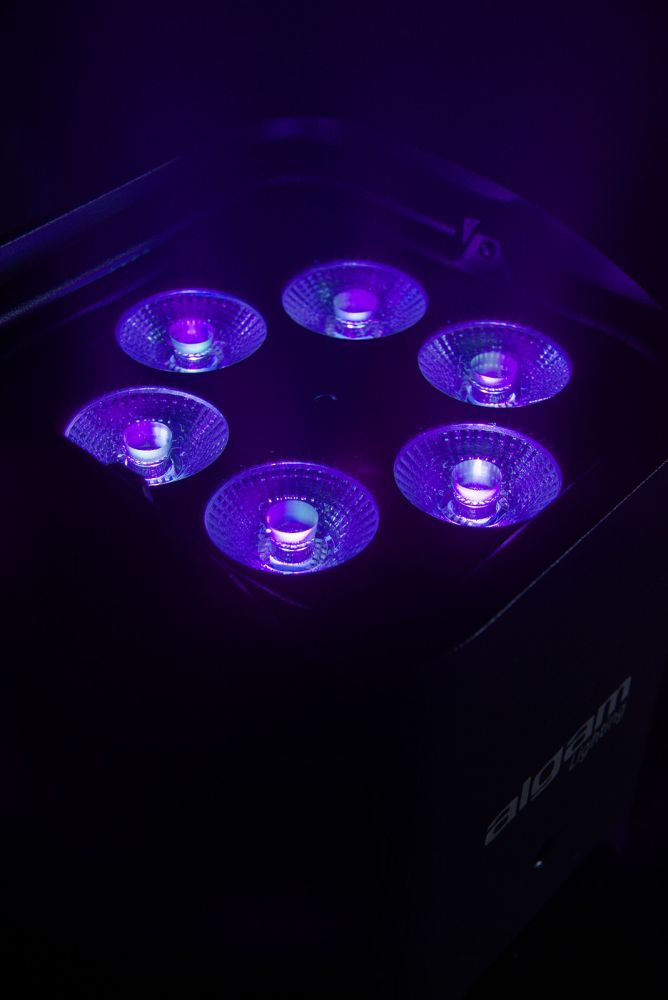 Pack de 6x Projecteurs à LED sans Fil Eventpar 612 72W – Image 3