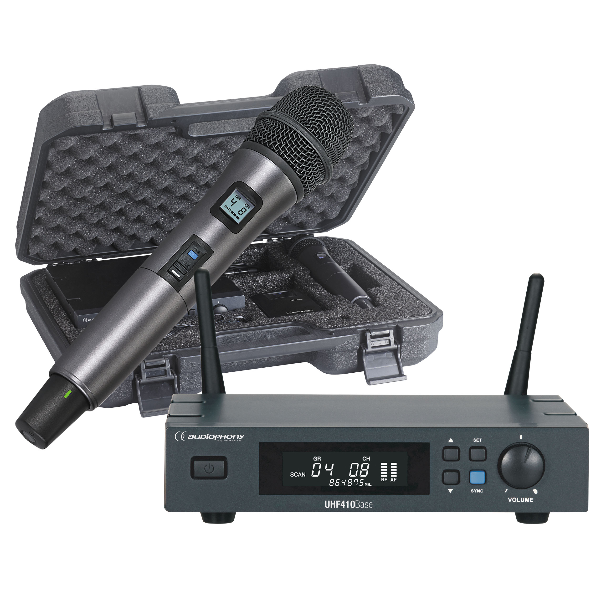 Pack UHF 410 HAND Micro Sans Fil AUDIOPHONY - F8 - TAMTAM Annemasse