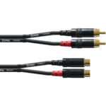 Câble Audio RCA mâle/femelle 1,5 m CORDIAL CFU1.5CE