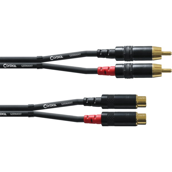 Câble Audio RCA mâle/femelle 3 m CORDIAL CFU3CE