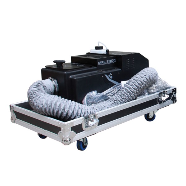 Bundle Machine à fumée lourde J.COLLYNS MFL 2000 + Flight Case