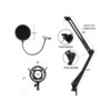Bundle Micro XLR + Stand + Accessoires POWER STUDIO VIBE B1 BUNDLE XLR – Image 6